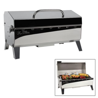 KUUMA PRODUCTS Kuuma Stow N' Go 160 Gas Grill - 13,000BTU w/Regulator, Thermometer and Igniter KUUMA PRODUCTS Kuuma Stow N' Go 160 Gas Grill - 13,000BTU w/Regulator, Thermometer and Igniter