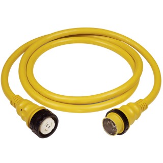 Marinco 50Amp 125/250V Shore Power Cable - 25' - Yellow Marinco 50Amp 125/250V Shore Power Cable - 25' - Yellow