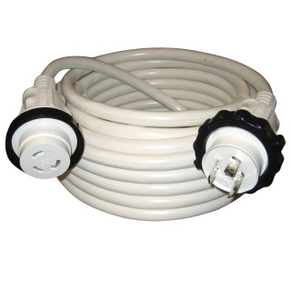 Marinco 30A 125V Molded Standard Cordset - White - 50' Marinco 30A 125V Molded Standard Cordset - White - 50'
