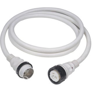Marinco 50A 125V Shore Power Cable - 50' - White Marinco 50A 125V Shore Power Cable - 50' - White