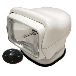 Golight HID Stryker Searchlight w/Wired Dash Remote - Permanent Mount - White Golight HID Stryker Searchlight w/Wired Dash Remote - Permanent Mount - White