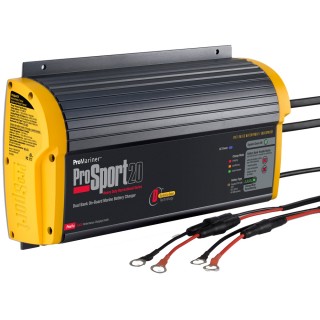 ProMariner ProSport 20 Gen 3 Heavy Duty Recreational Series On-Board Marine Battery Charger - 20 Amp - 2 Bank ProMariner ProSport 20 Gen 3 Heavy Duty Recreational Series On-Board Marine Battery Charger - 20 Amp - 2 Bank