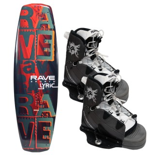RAVE SPORTS Вейкборд с креплениями Lyric Wakeboard with Advantage Boots RAVE SPORTS Вейкборд с креплениями Lyric Wakeboard with Advantage Boots