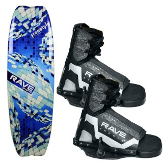 RAVE SPORTS Вейкборд с креплениями Freestyle Wakeboard with Striker Boots RAVE SPORTS Вейкборд с креплениями Freestyle Wakeboard with Striker Boots