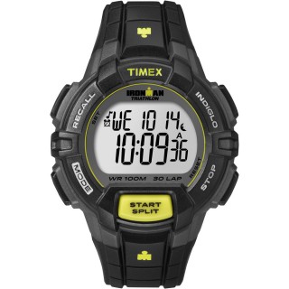 Timex Ironman 30-Lap Rugged Full-Size Watch - Black/Lime Timex Ironman 30-Lap Rugged Full-Size Watch - Black/Lime