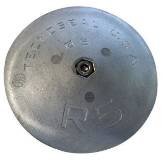 Tecnoseal R5 Rudder Anode - Zinc - 5" Diameter x 7/8" Thickness Tecnoseal R5 Rudder Anode - Zinc - 5" Diameter x 7/8" Thickness