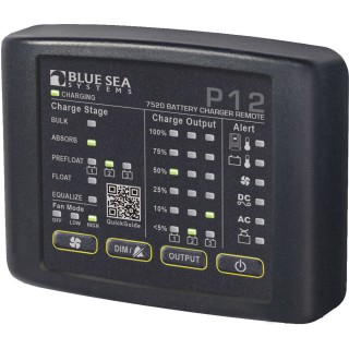 BLUE SEA SYSTEMS Blue Sea 7520 P12 LED Remote f/Battery Chargers BLUE SEA SYSTEMS Blue Sea 7520 P12 LED Remote f/Battery Chargers