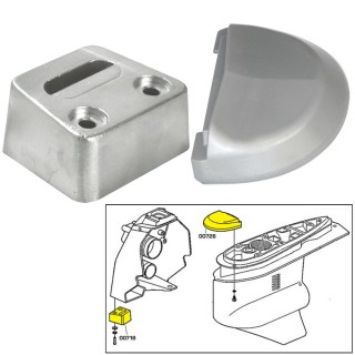 Tecnoseal Anode Kit w/Hardware - Volvo SX - Zinc Tecnoseal Anode Kit w/Hardware - Volvo SX - Zinc