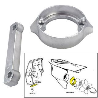 Tecnoseal Anode Kit w/Hardware - Volvo Duo-Prop 280 - Zinc Tecnoseal Anode Kit w/Hardware - Volvo Duo-Prop 280 - Zinc