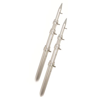 RUPP MARINE Rupp Top Gun Telescoping Outrigger Poles - Aluminum/Silver - 15' RUPP MARINE Rupp Top Gun Telescoping Outrigger Poles - Aluminum/Silver - 15'
