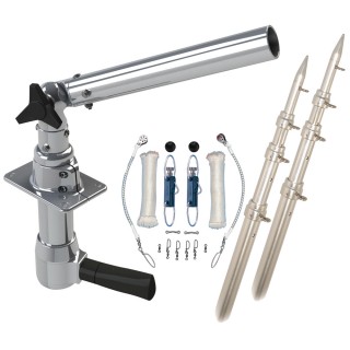 RUPP MARINE Rupp Revolution Top Gun Package w/18' Poles & Complete Single Line Rigging Kit w/Klickers Release Clips RUPP MARINE Rupp Revolution Top Gun Package w/18' Poles & Complete Single Line Rigging Kit w/Klickers Release Clips