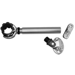 RUPP MARINE Rupp Threaded Antenna Support w/6" Pipe Mount, Oval 4-Way Base & 1.5" Collar RUPP MARINE Rupp Threaded Antenna Support w/6" Pipe Mount, Oval 4-Way Base & 1.5" Collar