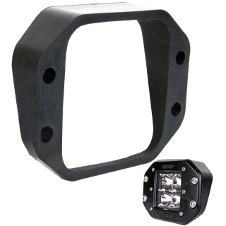 Rigid Industries D-Series Angled Flush Mount Kit - Up/Down Rigid Industries D-Series Angled Flush Mount Kit - Up/Down
