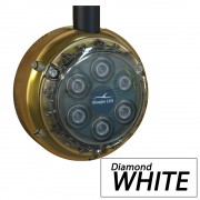 Bluefin LED Piranha DL6 Surface Mount Underwater LED Dock Light - 2500 Lumens - Diamond White