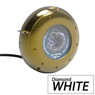 Bluefin LED Hammerhead H20 Surface Mount Underwater LED Light - 12,500 Lumens - Diamond White
