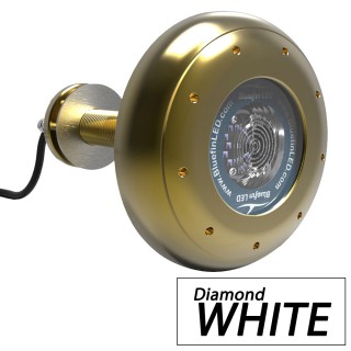 Bluefin LED Stingray S16 Thru-Hull Underwater LED Light - 6600 Lumens - Diamond White