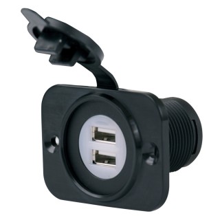 Marinco SeaLink® Deluxe Dual USB Charger Receptacle Marinco SeaLink® Deluxe Dual USB Charger Receptacle
