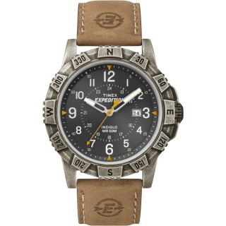 Timex Expedition Rugged Metal Field Watch - Black/Tan Timex Expedition Rugged Metal Field Watch - Black/Tan