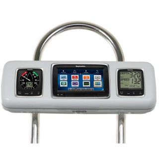 NavPod GP2605 SystemPod Pre-Cut f/Raymarine a75 / a77 / a78 & 2 Instruments f/12" WIde Guard NavPod GP2605 SystemPod Pre-Cut f/Raymarine a75 / a77 / a78 & 2 Instruments f/12" WIde Guard