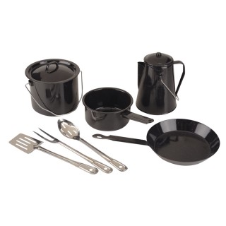 COLEMAN Набор для готовки 8 Piece Enamel Cooking Set COLEMAN Набор для готовки 8 Piece Enamel Cooking Set