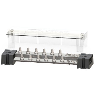 BLUE SEA SYSTEMS Blue Sea PowerBar 1000 - 12 3/8" Terminal Studs w/Cover BLUE SEA SYSTEMS Blue Sea PowerBar 1000 - 12 3/8" Terminal Studs w/Cover