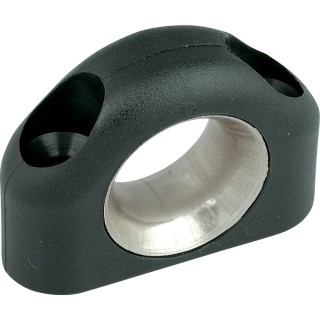 Ronstan Fairlead Black Plastic w/Stainless Steel Liner - 14mm (1/2") ID Ronstan Fairlead Black Plastic w/Stainless Steel Liner - 14mm (1/2") ID