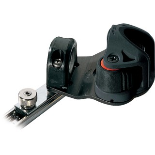Ronstan Series 19 C-Track Slide - w/Swiveling Dead Eye - Cam Cleat - Spring-Loaded Track Stop Ronstan Series 19 C-Track Slide - w/Swiveling Dead Eye - Cam Cleat - Spring-Loaded Track Stop