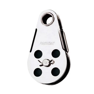 Ronstan Wire Block - Tubular Rivet Head w/Removable Nylatron® Sheave - 45mm (1-3/4") Sheave Diameter Ronstan Wire Block - Tubular Rivet Head w/Removable Nylatron® Sheave - 45mm (1-3/4") Sheave Diameter