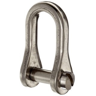 Ronstan Standard Dee Slotted Pin Shackle - 3/16" Pin - 23/32"L x 13/32"W Ronstan Standard Dee Slotted Pin Shackle - 3/16" Pin - 23/32"L x 13/32"W