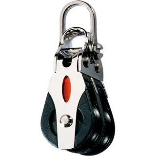Ronstan Series 20 Ball Bearing Block - Double - 2-Axis Shackle Head Ronstan Series 20 Ball Bearing Block - Double - 2-Axis Shackle Head