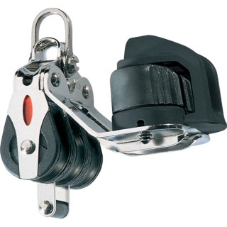 Ronstan Series 20 Ball Bearing Block - Triple - Becket - Cam Cleat - 2-Axis Shackle Head Ronstan Series 20 Ball Bearing Block - Triple - Becket - Cam Cleat - 2-Axis Shackle Head
