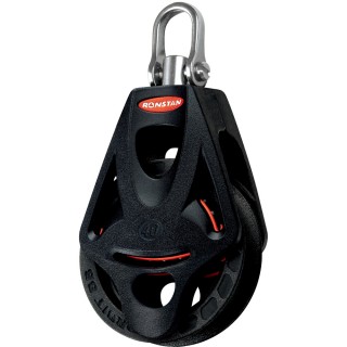 Ronstan Series 40 Ball Bearing Orbit Block™ - Single - Becket - Swivel Head Ronstan Series 40 Ball Bearing Orbit Block™ - Single - Becket - Swivel Head