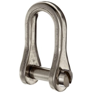 Ronstan Standard Dee Slotted Pin Shackle - 5/32" Pin - 5/8"L x 3/8"W Ronstan Standard Dee Slotted Pin Shackle - 5/32" Pin - 5/8"L x 3/8"W