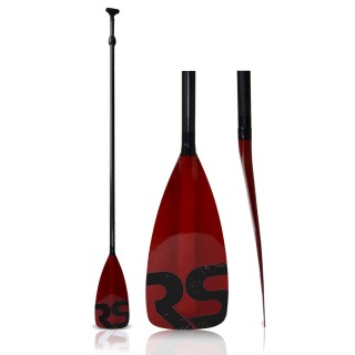 RAVE SPORTS RAVE Tempo SUP Paddle - Carbon Fiber Shaft - Red RAVE SPORTS RAVE Tempo SUP Paddle - Carbon Fiber Shaft - Red