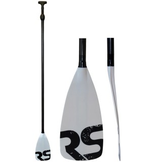 RAVE SPORTS RAVE Tempo SUP Paddle - Carbon Fiber Shaft - White RAVE SPORTS RAVE Tempo SUP Paddle - Carbon Fiber Shaft - White