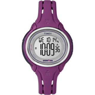 Timex Ironman Sleek 50-Lap Mid-Size Watch - Plum Timex Ironman Sleek 50-Lap Mid-Size Watch - Plum
