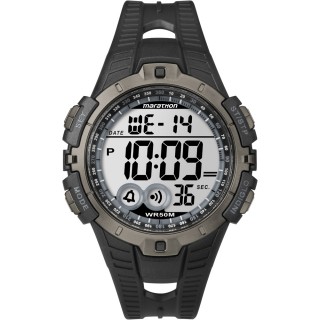 Timex Marathon Digital Full-Size Watch - Black/Gray Timex Marathon Digital Full-Size Watch - Black/Gray