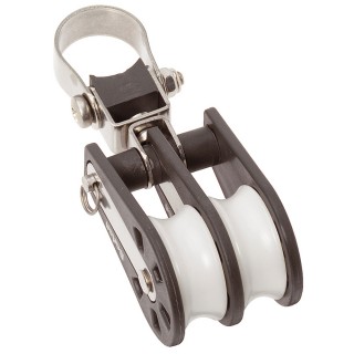 Barton Marine Size 2 Double Stanchion Lead Block Barton Marine Size 2 Double Stanchion Lead Block