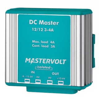 MASTERVOLT Преобразователь/конвертор DC Master 12 В в 12 В 3 А с изолятором MASTERVOLT Преобразователь/конвертор DC Master 12 В в 12 В 3 А с изолятором