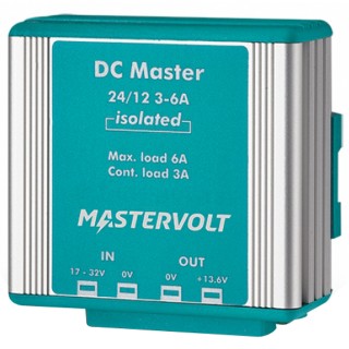 MASTERVOLT Преобразователь/конвертор DC Master 24 В в 12 В 3 А с изолятором MASTERVOLT Преобразователь/конвертор DC Master 24 В в 12 В 3 А с изолятором