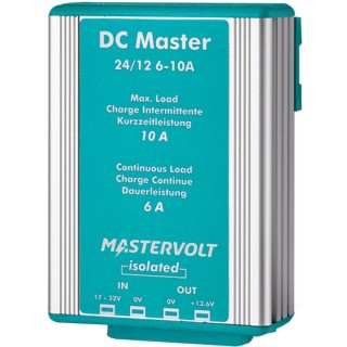 MASTERVOLT Преобразователь/конвертор DC Master 24 В в 12 В 6 А с изолятором MASTERVOLT Преобразователь/конвертор DC Master 24 В в 12 В 6 А с изолятором
