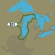 C-MAP MAX-N+ NA-Y931 - Lake Michigan