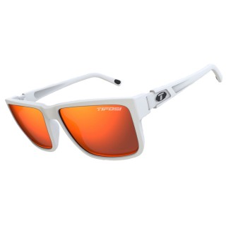 TIFOSI OPTICS Tifosi Hagen XL Smoke Red Lens Sunglasses - Matte White TIFOSI OPTICS Tifosi Hagen XL Smoke Red Lens Sunglasses - Matte White