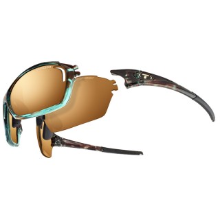 TIFOSI OPTICS Tifosi Launch S.F. AC Red™/Brown/Brown Gradient/Clear Lens Sunglasses - Blue Tortoise TIFOSI OPTICS Tifosi Launch S.F. AC Red™/Brown/Brown Gradient/Clear Lens Sunglasses - Blue Tortoise