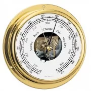 BARIGO Viking Series Ship's Barometer - Brass Housing - 5" Dial