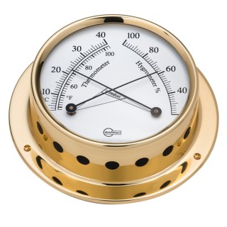 BARIGO Tempo Series Ship's Comfortmeter - Brass Housing - 3.3" Dial BARIGO Tempo Series Ship's Comfortmeter - Brass Housing - 3.3" Dial