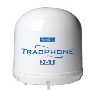 KVH TracPhone® Fleet One Compact Dome w/10M Cable KVH TracPhone® Fleet One Compact Dome w/10M Cable