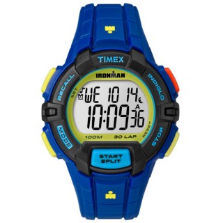 Timex Ironman Rugged 30 Full-Size Watch - Blue Color Block Timex Ironman Rugged 30 Full-Size Watch - Blue Color Block