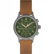 Timex Expedition Scout Chrono Watch - Tan/Green