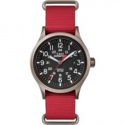 Timex Expedition Scout Slip-Thru Watch - Red